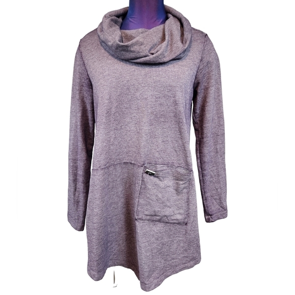 Soft Surroundings Purple Evening Stroll Cowl Neck Pullover Size Small Women P11‎ - Picture 10 of 10